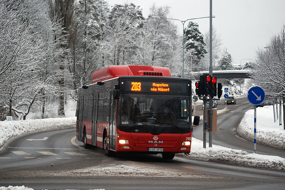 MAN NL313 Lion's City CNG #7452